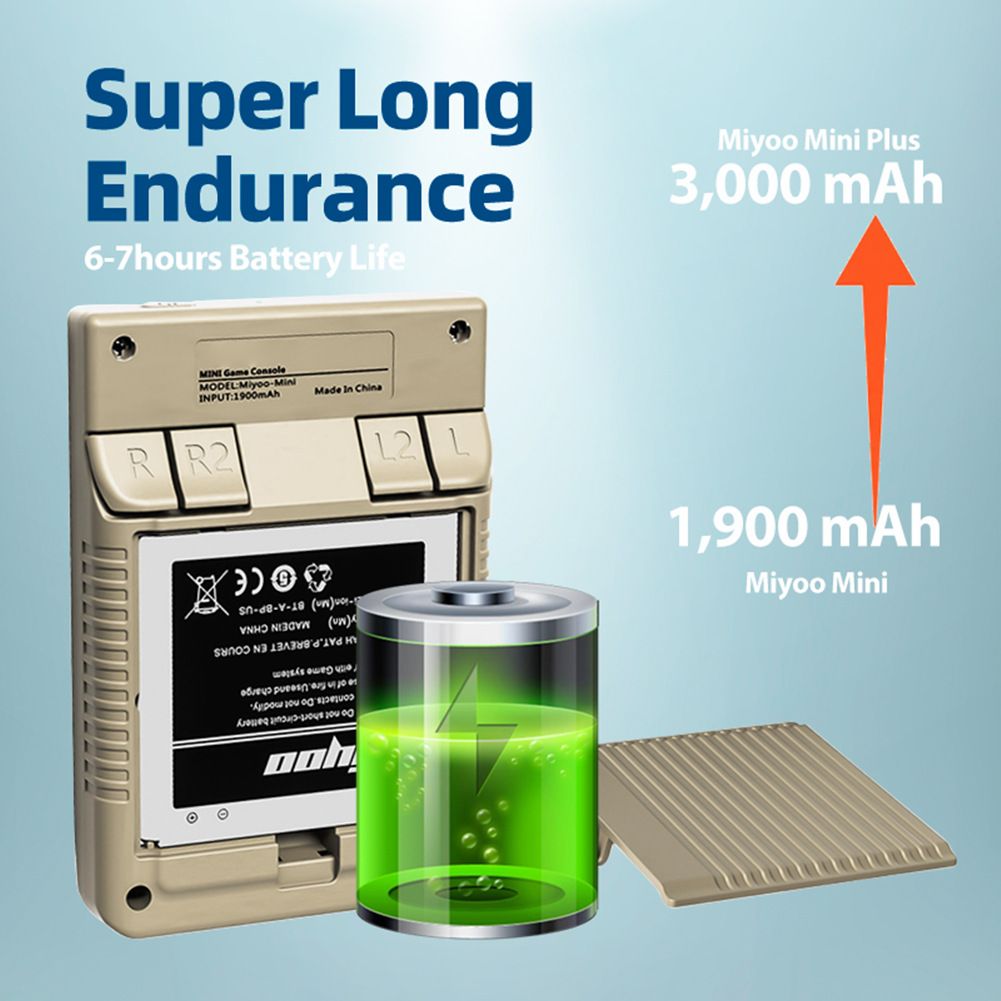Découvrez MIYOO Mini Plus console de jeu portable rétro écran IPS 3 5 pouces jeux vintage gaming en déplacement