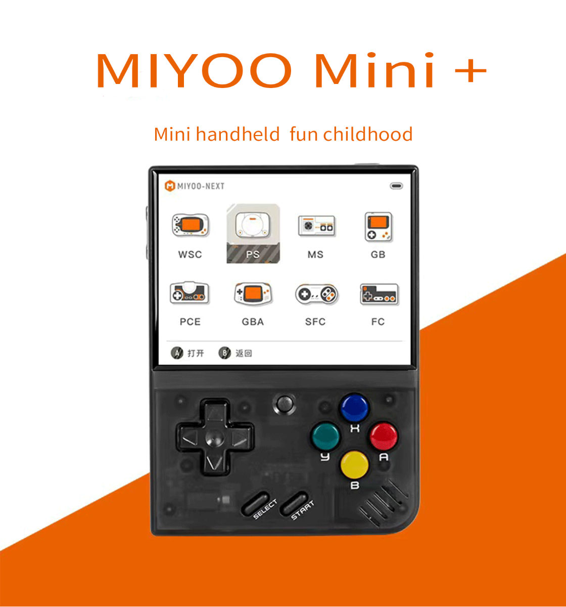 Découvrez MIYOO Mini Plus console de jeu portable rétro écran IPS 3 5 pouces jeux vintage gaming en déplacement
