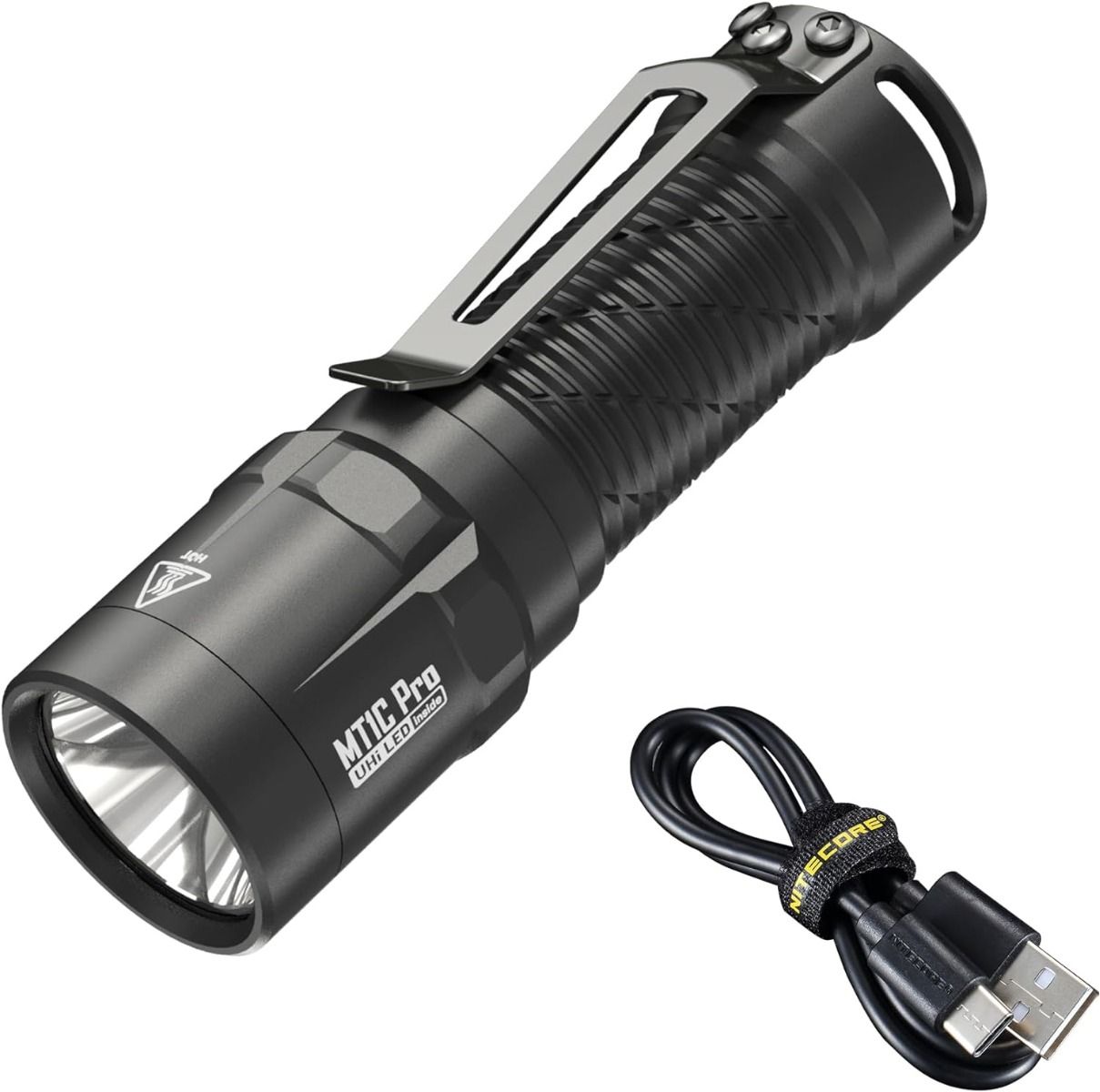 Nitecore MT1C Pro Lampe de poche EDC 1000 lumens, compacte et durable, pour la randonnée et les situations d'urgence, faisceau de 360 m