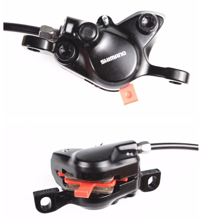 Frein Shimano MT200 VTT E-bike Frein à disque hydraulique Puissance de freinage supérieure Technologie avancée Finition noire
