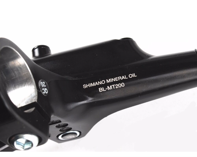 Frein Shimano MT200 VTT E-bike Frein à disque hydraulique Puissance de freinage supérieure Technologie avancée Finition noire