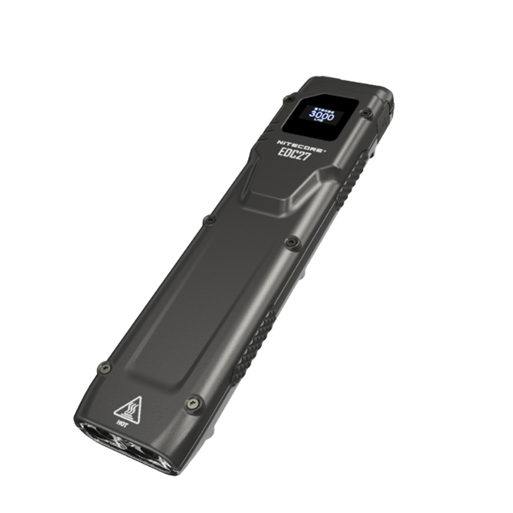NITECORE EDC27 Lampe de poche rechargeable légère de 3000 lumens pour aventures en plein air et préparation aux situations d'urgence