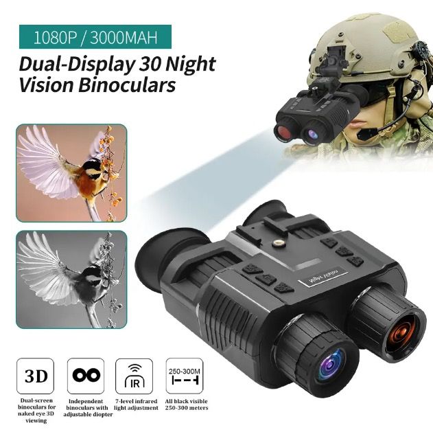 Jumelles de vision nocturne NV8000, vidéo 4K, technologie Naked-3D pour l'observation de la faune, livraison gratuite