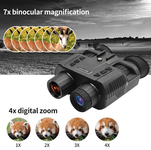 Jumelles de vision nocturne NV8000, vidéo 4K, technologie Naked-3D pour l'observation de la faune, livraison gratuite