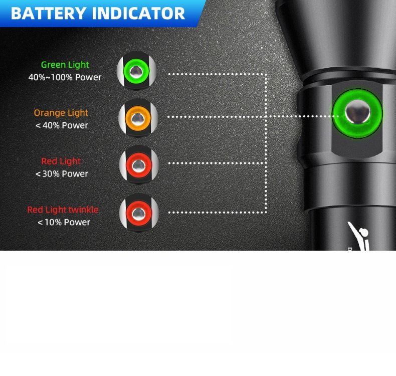 Top Lampe de Plongée P70 Étanche IPX8 | Torche Sous-Marine 5000 Lumens pour Plongée Nuit