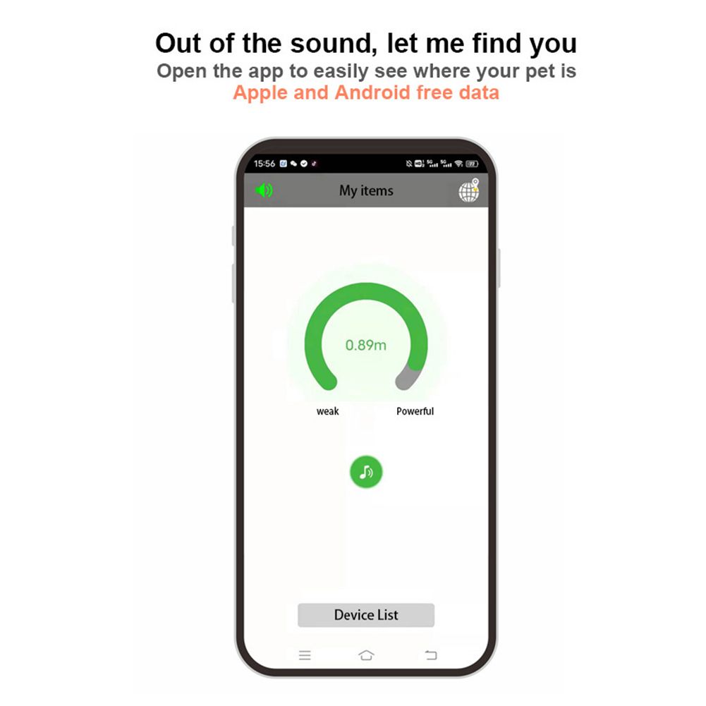 Collier GPS étanche IP65 pour animaux Suivi en temps réel des chats et chiens Collier de localisation intelligent