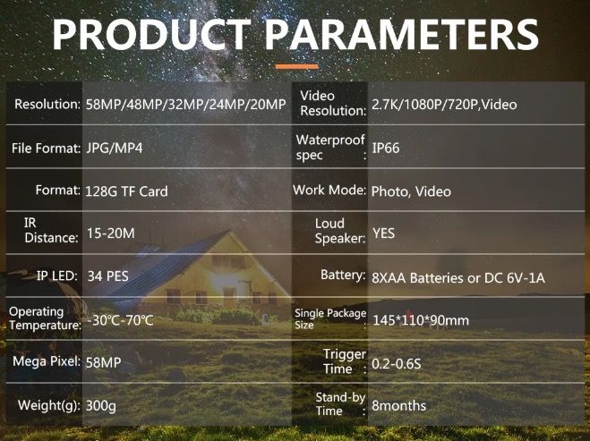 Caméra infrarouge PR700 pour surveillance de la faune avec détection de mouvement rapide et vision nocturne