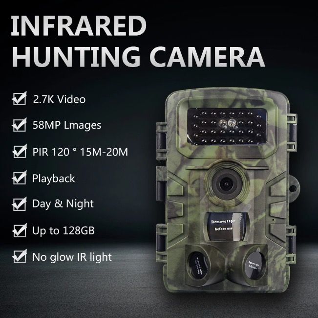 Caméra infrarouge PR700 pour surveillance de la faune avec détection de mouvement rapide et vision nocturne