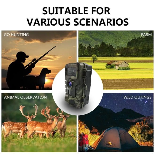 Caméra infrarouge PR700 pour surveillance de la faune avec détection de mouvement rapide et vision nocturne