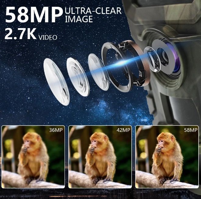 Caméra infrarouge PR700 pour surveillance de la faune avec détection de mouvement rapide et vision nocturne