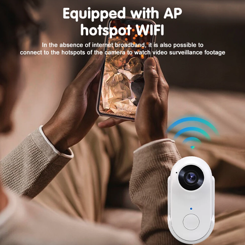 Caméra pouce WiFi HD Enregistreur sportif Caméra sport Enregistreur vidéo pour moto Caméra pour animal de compagnie