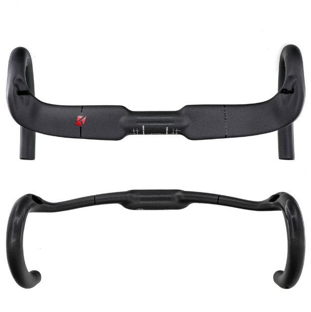 Vélo de route de course tout en fibre de carbone, câbles entièrement internes, guidon drop à angle extérieur de 31,8 mm pour vélo gravel