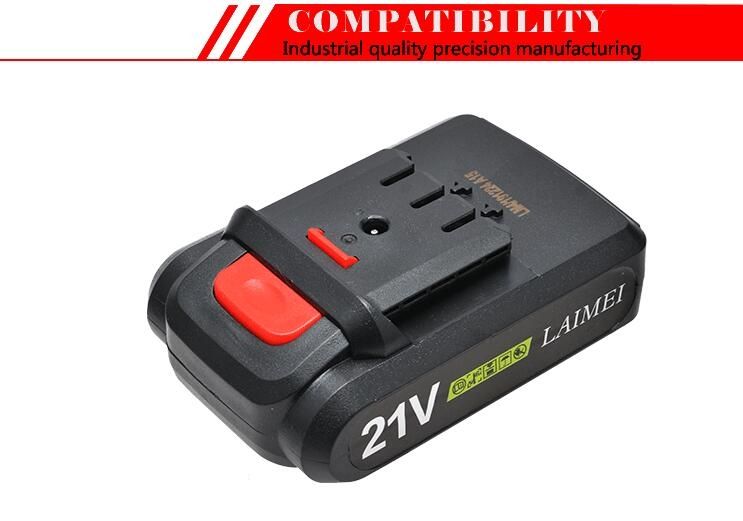 Batterie lithium 21V pour perceuse électrique visseuse sans fil Li-ion polyvalent pour bricolage charge rapide fiable