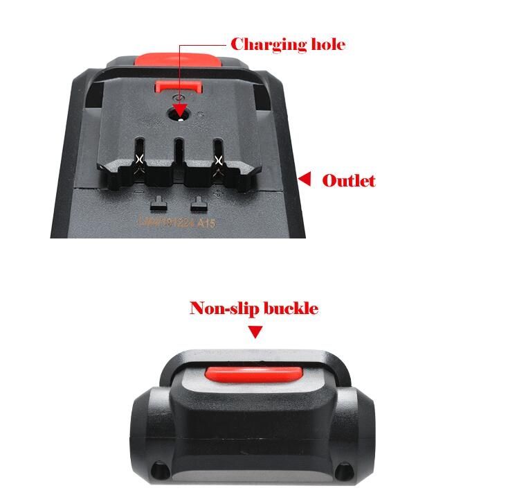 Batterie lithium 21V pour perceuse électrique visseuse sans fil Li-ion polyvalent pour bricolage charge rapide fiable