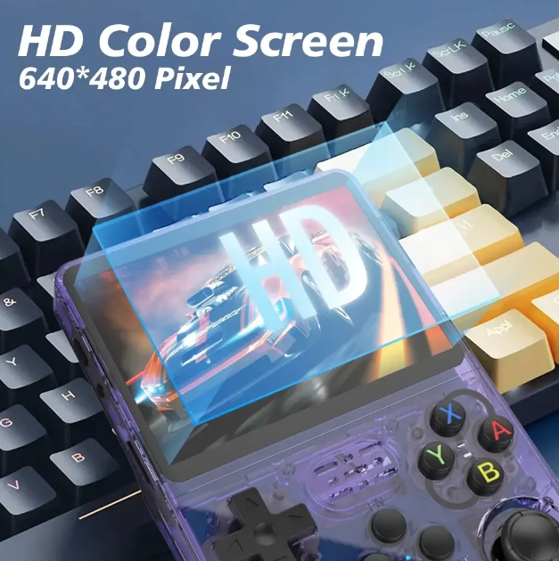 Console de Jeu Portable R36S Écran IPS 3.5" Rétro Gaming 10 000 Jeux Classiques Joystick Haute Précision