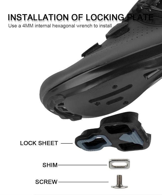 RACEWORK pédale de vélo ultra-légère fibre de carbone compatible SPD Keo passionnés de cyclisme haute performance