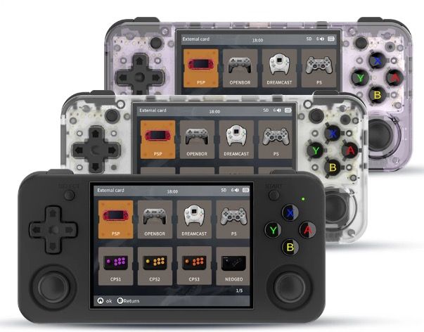 ANBERNIC RG35XX H Console de jeu portable Linux H700 plus de 5000 jeux classiques écran IPS gaming rétro