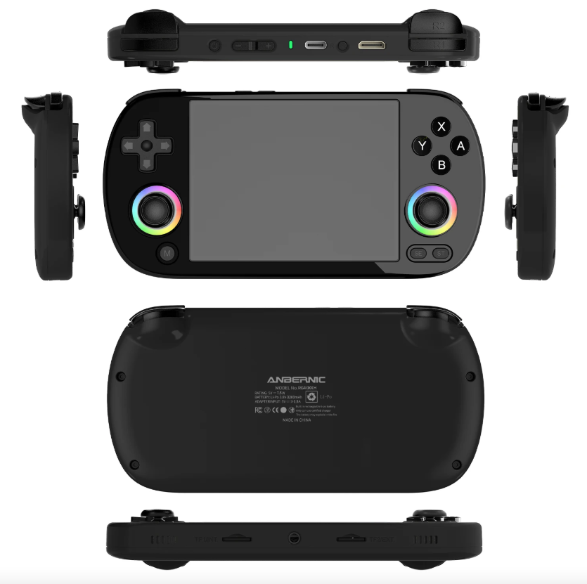 ANBERNIC RG40XX H Console de Jeu Portable Linux | Rétro 4.0" IPS, 64 bits, 3200mAh