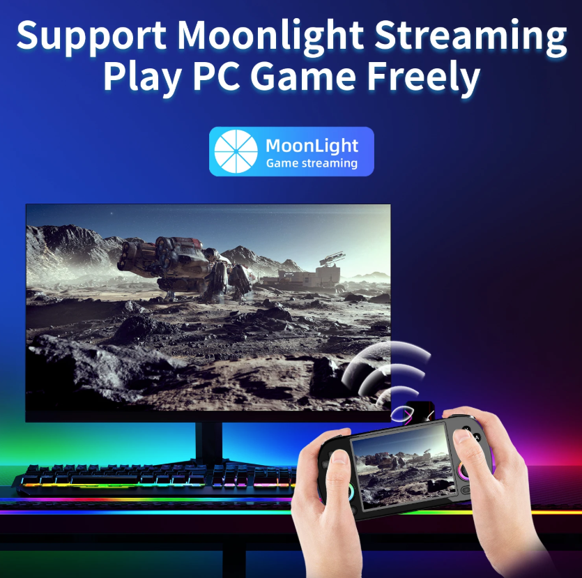 ANBERNIC RG40XX H Console de Jeu Portable Linux | Rétro 4.0" IPS, 64 bits, 3200mAh