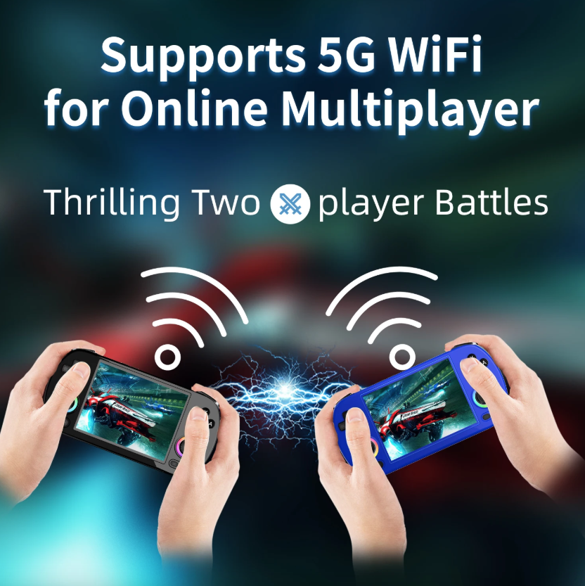 ANBERNIC RG40XX H Console de Jeu Portable Linux | Rétro 4.0" IPS, 64 bits, 3200mAh