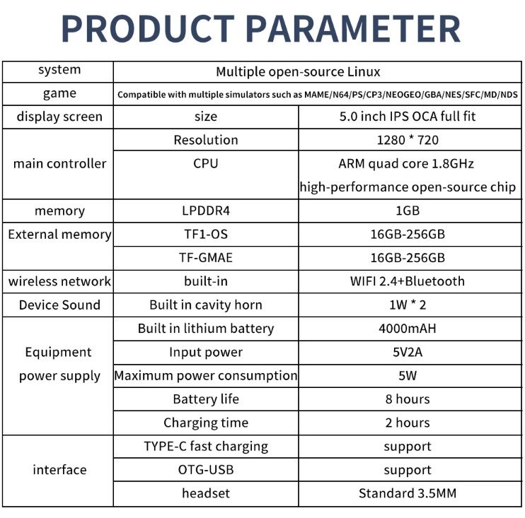 POWKIDDY RGB10 MAX3 console rétro-gaming écran IPS 5 pouces jeu open-source avec puce RK3566 haute performance