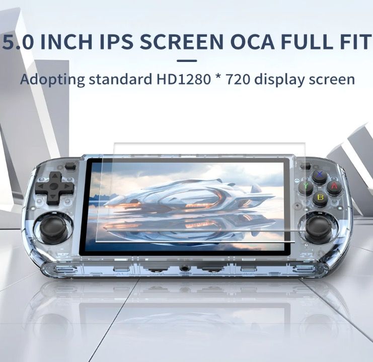 POWKIDDY RGB10 MAX3 console rétro-gaming écran IPS 5 pouces jeu open-source avec puce RK3566 haute performance