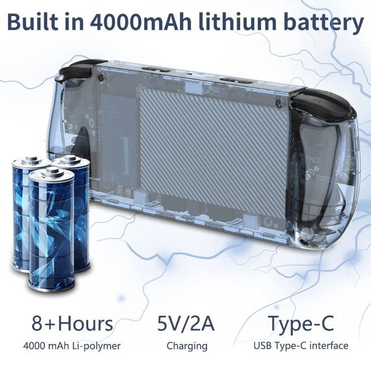 POWKIDDY RGB10 MAX3 console rétro-gaming écran IPS 5 pouces jeu open-source avec puce RK3566 haute performance