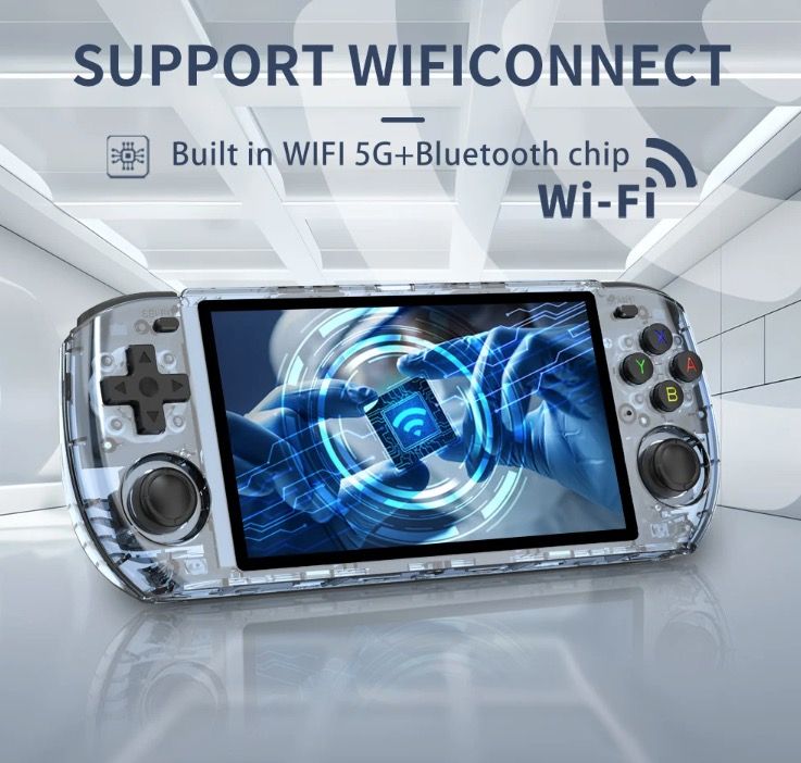 POWKIDDY RGB10 MAX3 console rétro-gaming écran IPS 5 pouces jeu open-source avec puce RK3566 haute performance