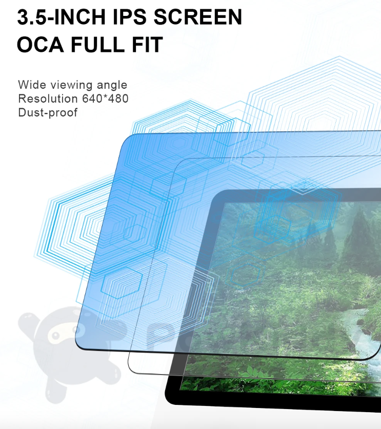 Console rétro POWKIDDY RGB20S avec écran 3,5 pouces pour gaming portable système open source RK3326