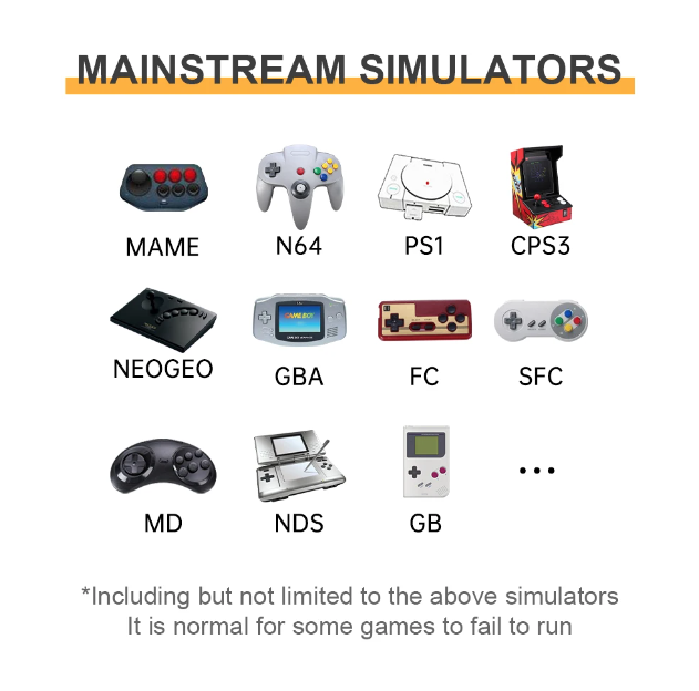 Console rétro POWKIDDY RGB20S avec écran 3,5 pouces pour gaming portable système open source RK3326