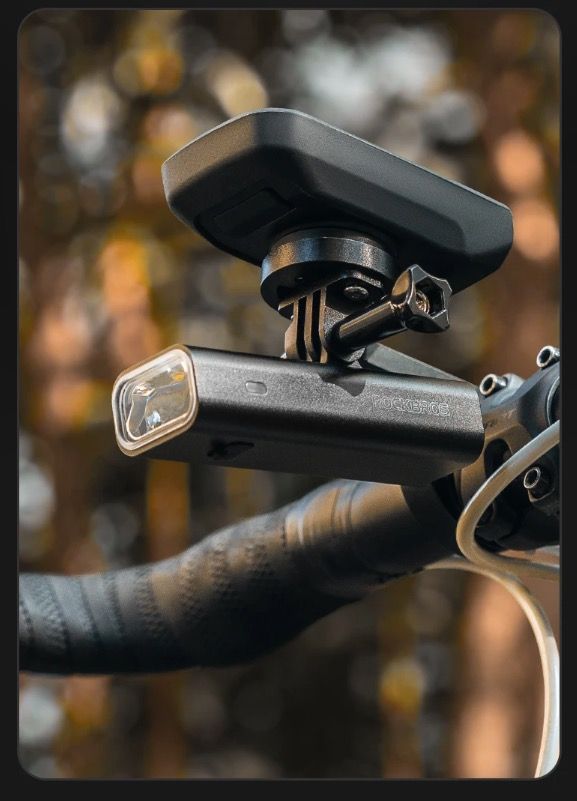 ROCKBROS RHL-1000LUMEN Phare avant de vélo étanche à LED pour cyclisme, rechargeable avec port Type-C, pour les sorties nocturnes