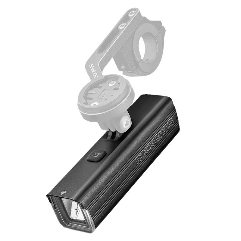 ROCKBROS RHL-1000LUMEN Phare avant de vélo étanche à LED pour cyclisme, rechargeable avec port Type-C, pour les sorties nocturnes