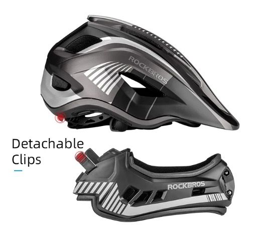 Casque de Cyclisme Enfants ROCKBROS avec Design Amovible Intégral Sécurité et Confort pour Vélo et VTT