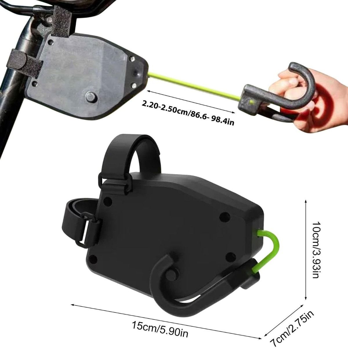 Corde de remorquage pour vélo flexible rétractable, tracteur de vélo pour enfants, VTT, aventures en famille, installation facile