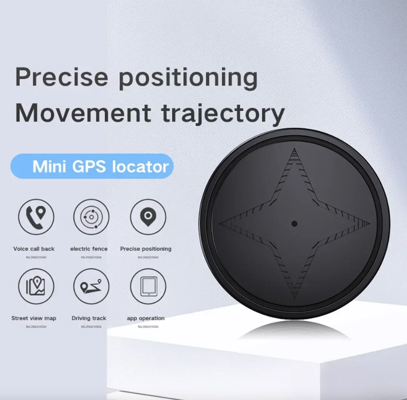 Mini traceur GPS à fixation magnétique puissante pour voiture, moto, camion - Localisateurs de véhicule avec suivi en temps réel - Traceur GPS anti-perte