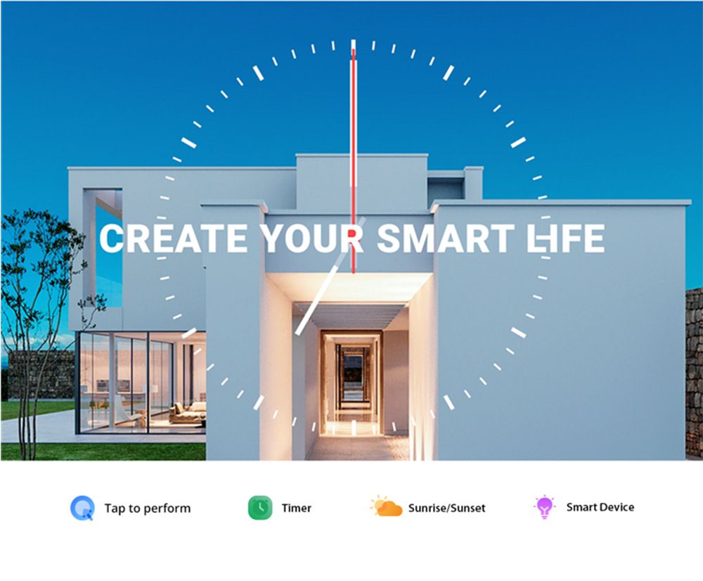 SONOFF Basic R2 Module commutateur WiFi avec commande vocale pour l'éclairage domestique intelligent compatible avec Alexa et Google