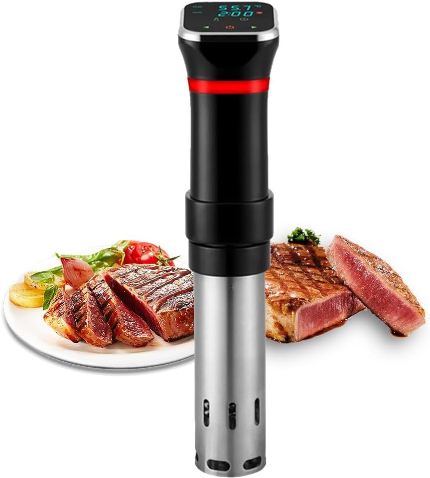 Rehaussez la cuisine maison avec le cuiseur de précision sous vide, des plats parfaitement cuits à chaque fois.