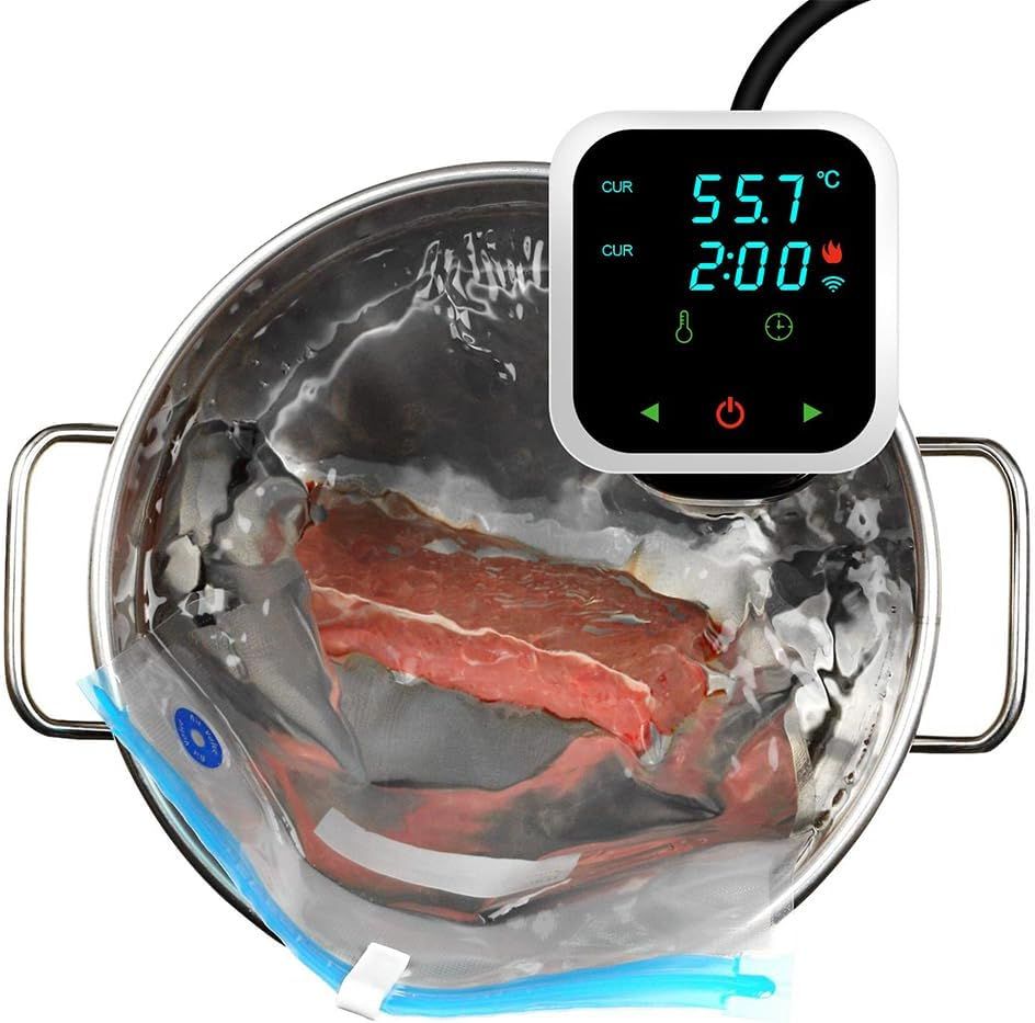 Rehaussez la cuisine maison avec le cuiseur de précision sous vide, des plats parfaitement cuits à chaque fois.
