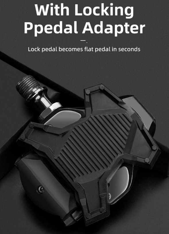 ROCKBROS Pédales de vélo de route SPD-SL Ultra-légères en aluminium Autobloquantes pour une stabilité améliorée
