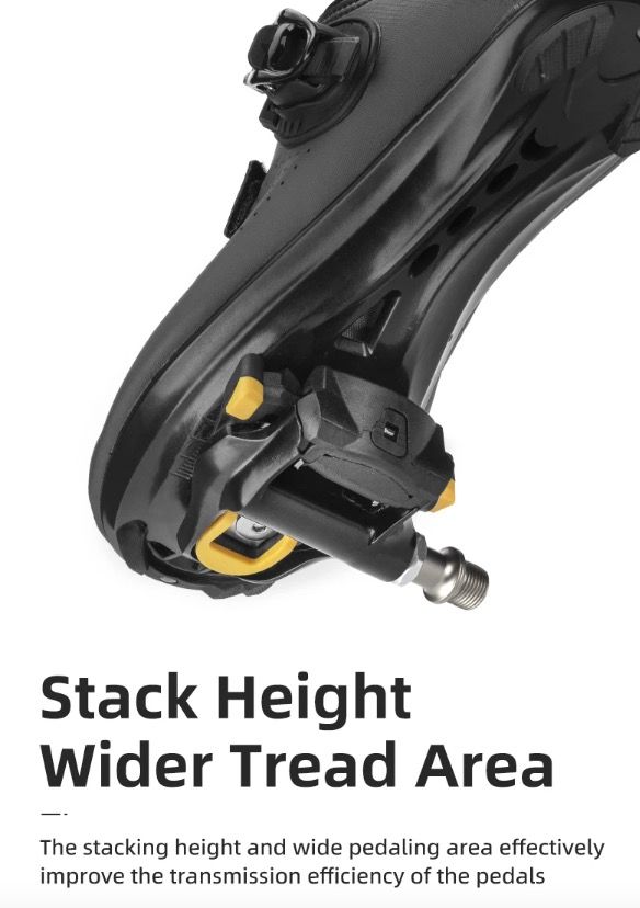 ROCKBROS Pédales de vélo de route SPD-SL Ultra-légères en aluminium Autobloquantes pour une stabilité améliorée