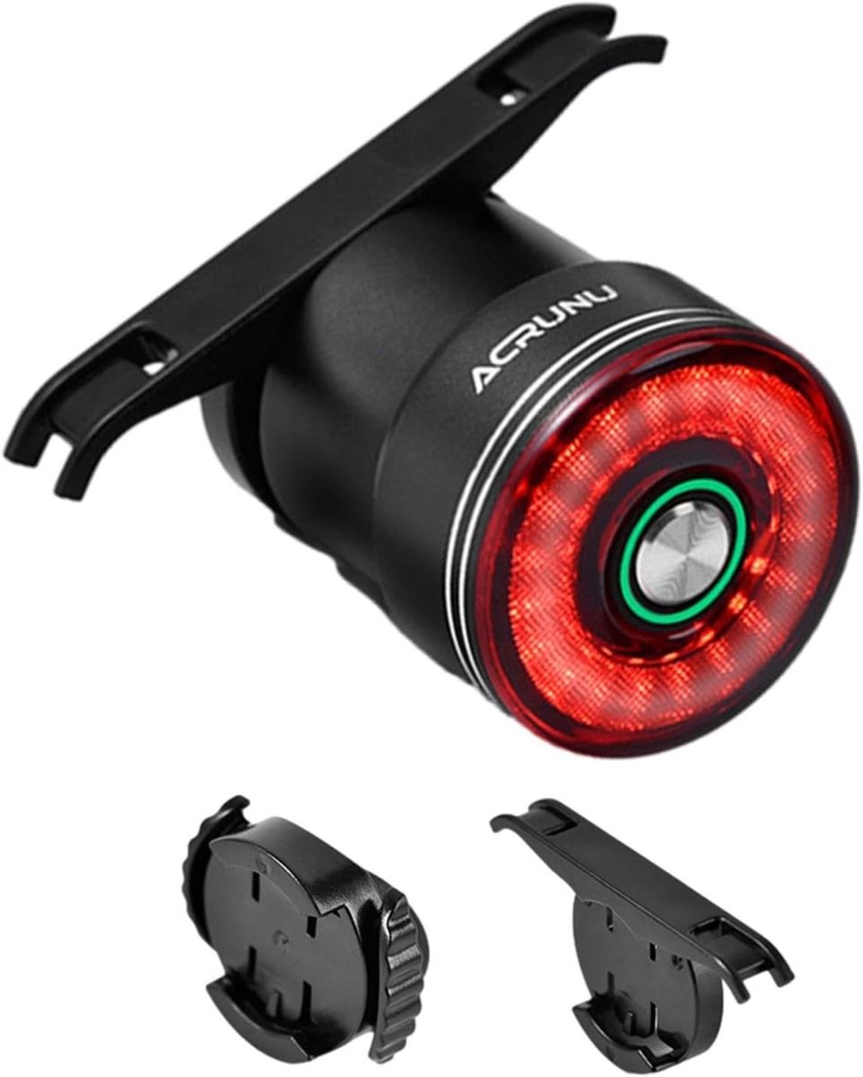 Feu Arrière Intelligent Vélo avec Détection de Freinage | USB Rechargeable | Sécurité Optimale