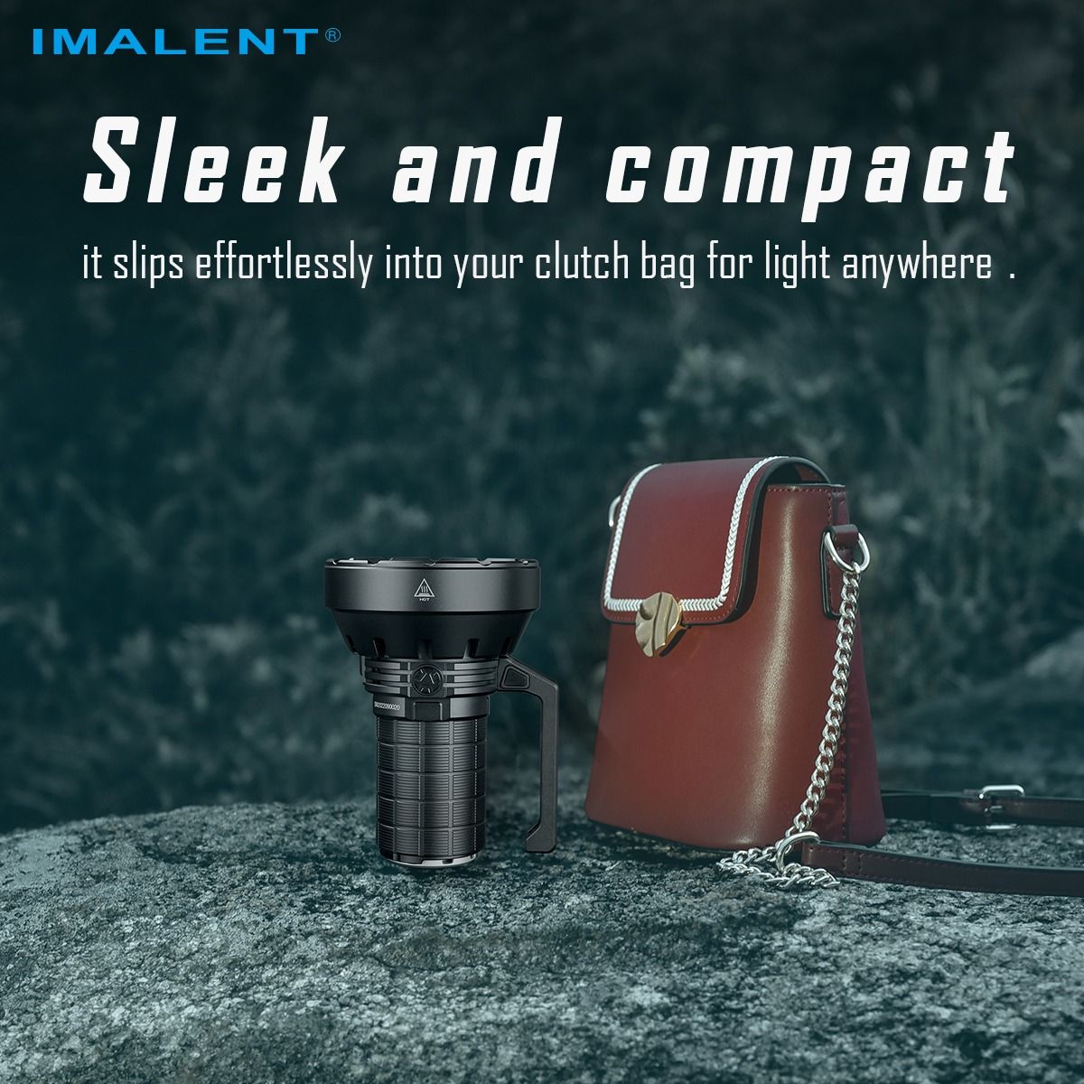IMALENT SR16: 55000 lumens, 1715 mètres de lumière intense. Idéal pour l'exploration nocturne.