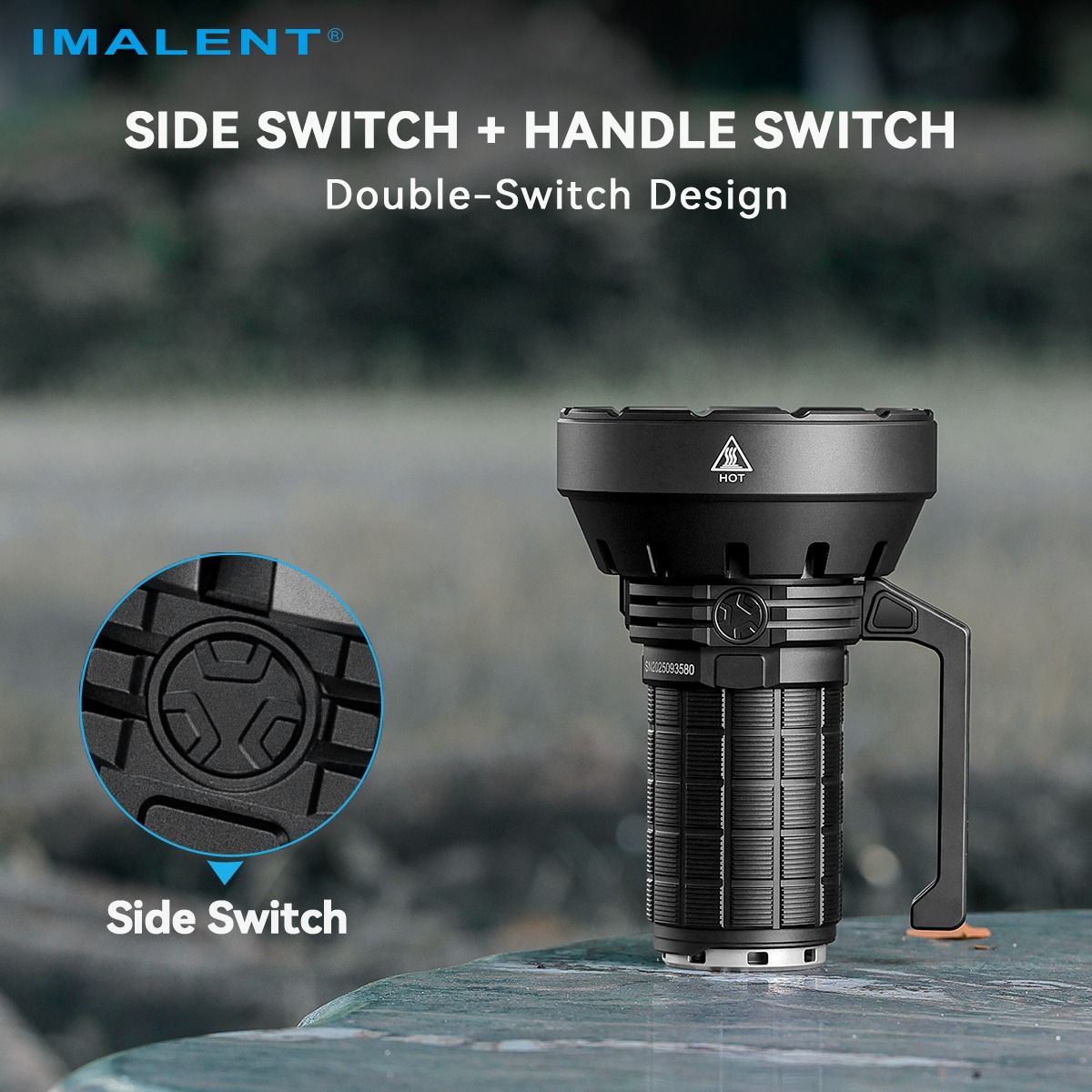 IMALENT SR16: 55000 lumens, 1715 mètres de lumière intense. Idéal pour l'exploration nocturne.