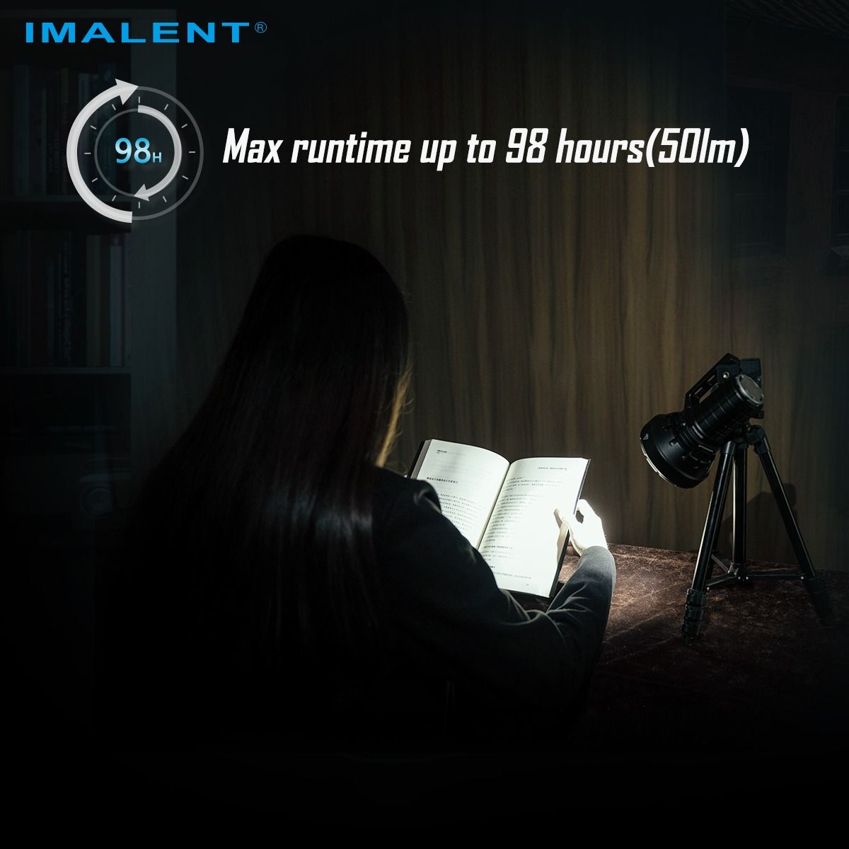 IMALENT SR16: 55000 lumens, 1715 mètres de lumière intense. Idéal pour l'exploration nocturne.
