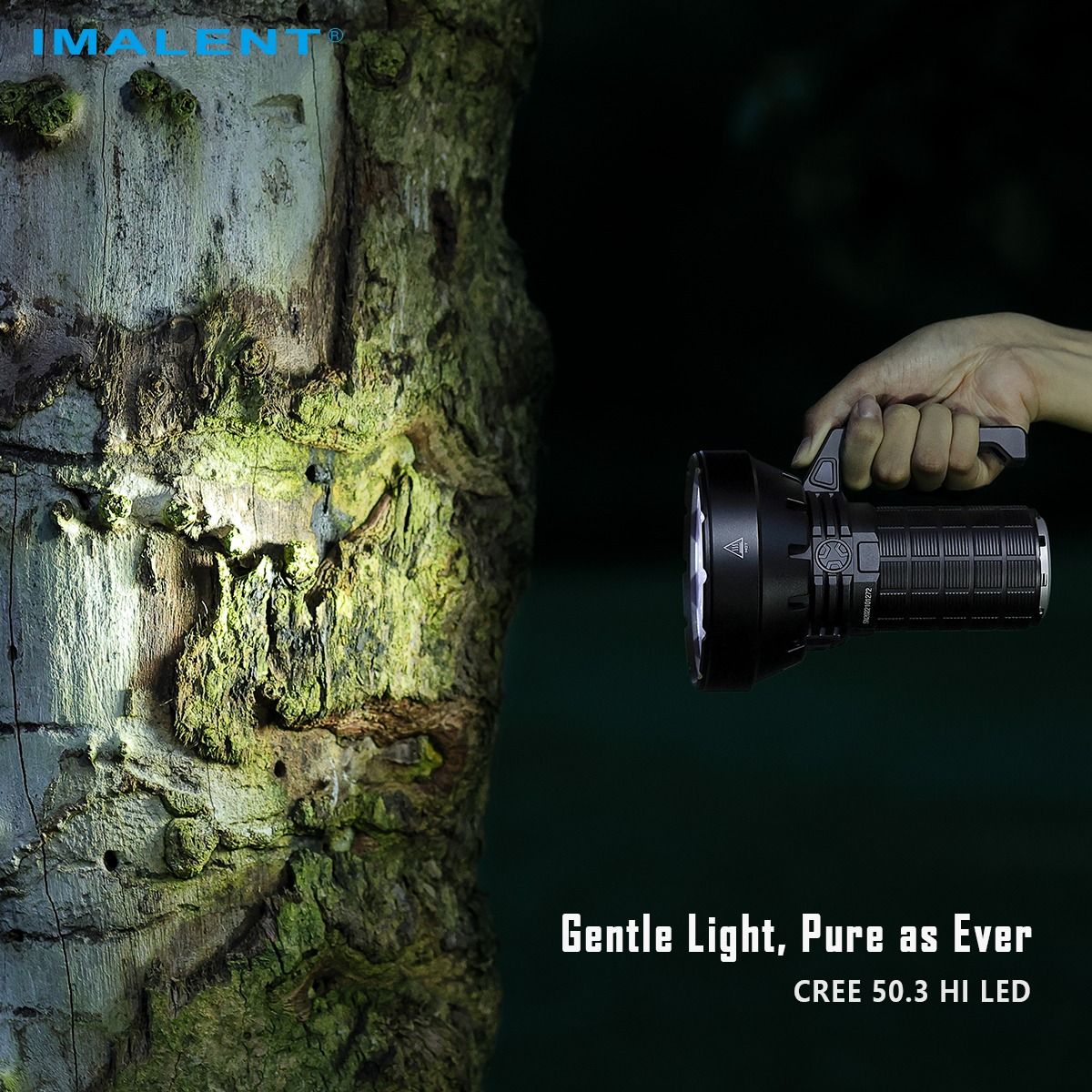 IMALENT SR16: 55000 lumens, 1715 mètres de lumière intense. Idéal pour l'exploration nocturne.