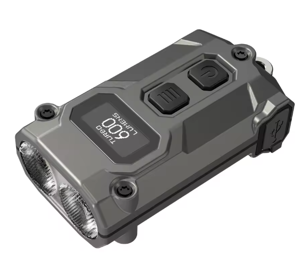 Lampe de poche porte-clés NITECORE TINI3 600 lumens, lampe EDC mini avec batterie rechargeable, design ultra-compact