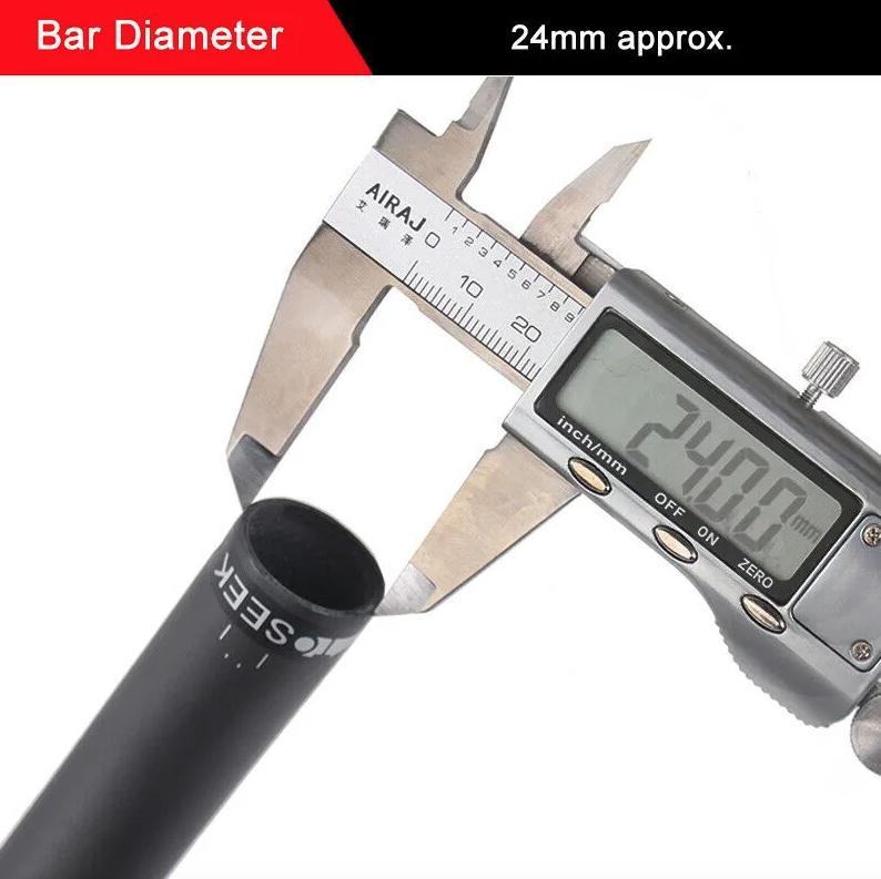 TOSEEK Guidon entièrement en carbone 31,8 mm Guidon routier aérodynamique léger avec longueurs personnalisables