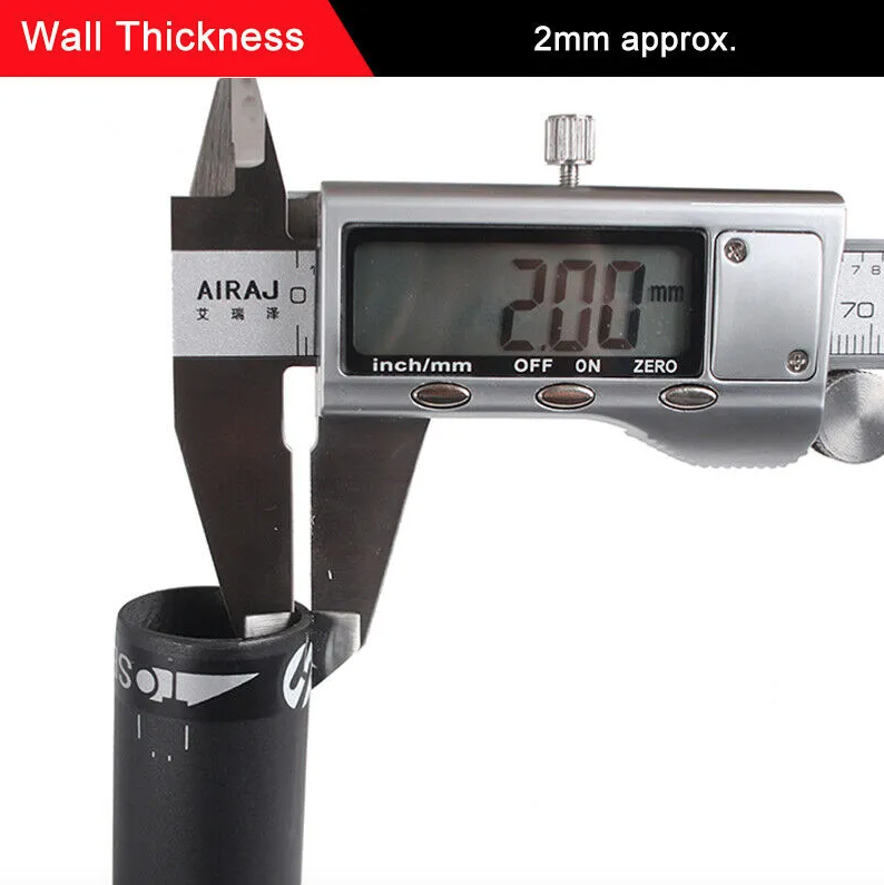 TOSEEK Guidon entièrement en carbone 31,8 mm Guidon routier aérodynamique léger avec longueurs personnalisables