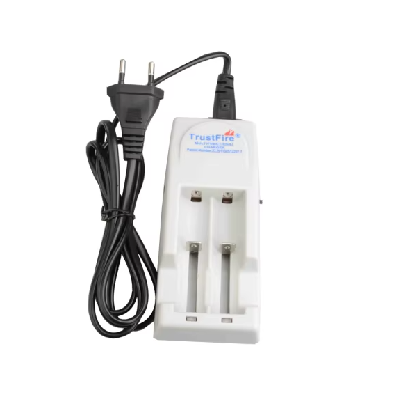 Chargeur de batterie Li-ion TrustFire TR-001 pour 18650 14500 16340 avec chargement simultané et fonctionnalités de sécurité