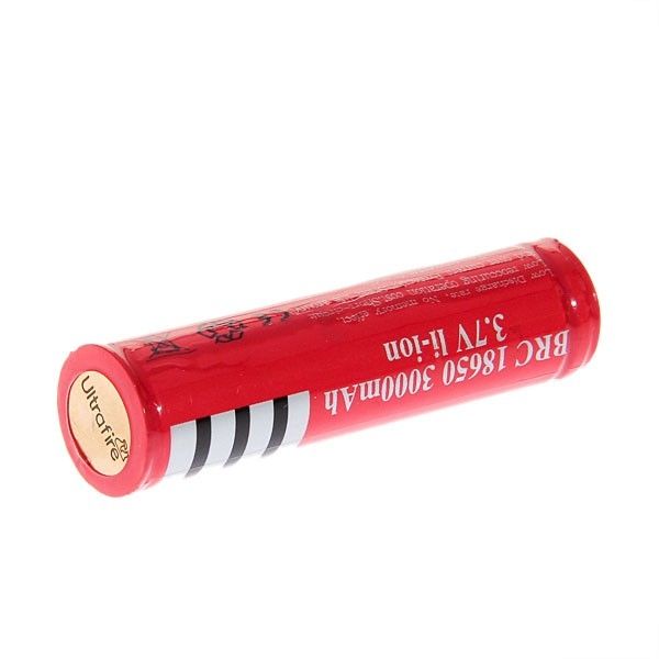 Batterie UltraFire 18650 3.7V 3000mAh Li-ion Protégée pour Lampes de Poche et Dispositifs Électroniques Durables